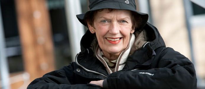 Ett av grundkraven är att företagen kan energieffektivt byggande, säger Alingsåshems vd Ing-Marie Odegren. Foto: Joakim Carlander.