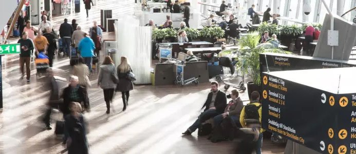 Bild på Sky City på Stockholm Arlanda Airport. Foto: Daniel Blom