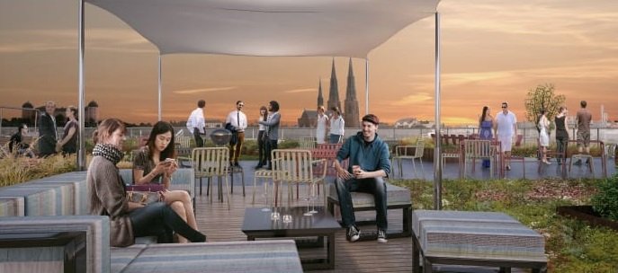 Castellum bygger kontor i Uppsala. Foto: Castellum