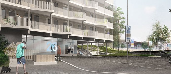 Wästbygg satsar på ungdomsbostäder i Hökarängen