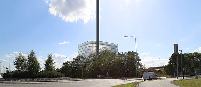 Vattenfalls nya värmeverk Carpe Futurum.