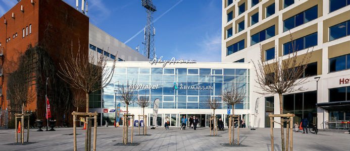 Åby Arena är ett samarbete mellan flera stora aktörer med bred erfarenhet från olika branscher som nu går ihop för att skapa ett unikt mötes- och upplevelsekoncept i Göteborg. Foto: Åby Arena