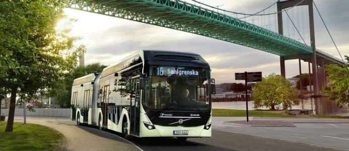 7900 Volvo Electric Articulated. Bild: Volvo Bussar