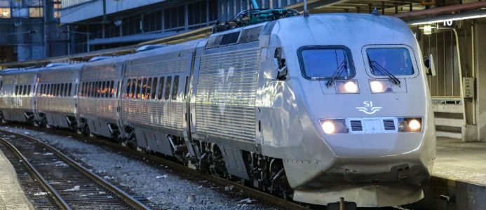 2020 har inletts med en högre punktlighet för persontågen än tidigare år. Foto: Christian Kruse