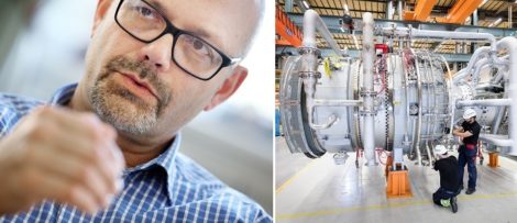 Hans Holmström, VD på Siemens Industrial Turbomachinery AB. Foto: Siemens