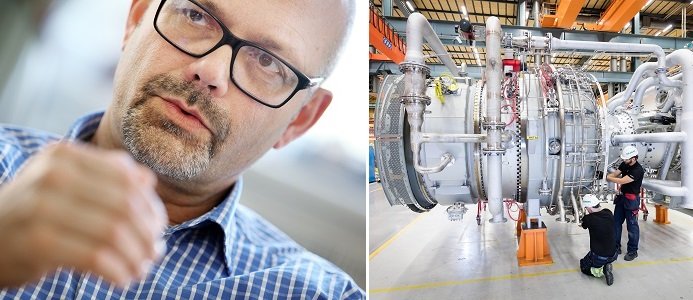 Hans Holmström, VD på Siemens Industrial Turbomachinery AB. Foto: Siemens