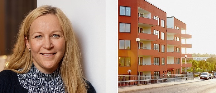 Anna Mellström. Tillträdande vd för Sollentunahem. Foto: Sollentunahem.se