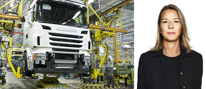 Lena Sellgren, chefekonom på Business Sweden. Foto: Scania / Pressbild