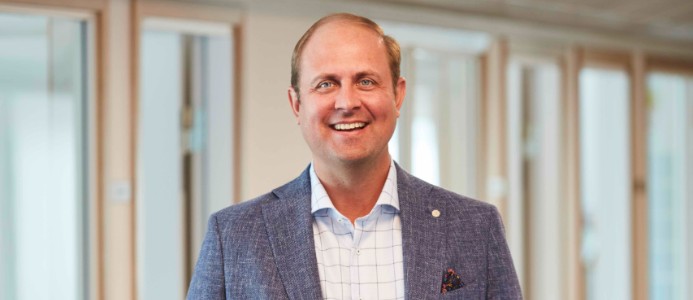 vd och huvudägare Fredrik Kamf Schlyter. Foto: Pressbild/Triano Bygg