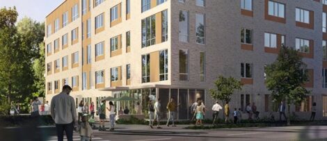 Skanska Täby Park 1. Bild av Teknik Arkitektur