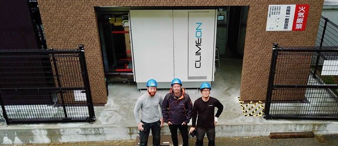 Team i Kansaka. Bild: Climeon.