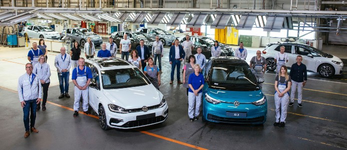 Volkswagenfabrik i Zwickau. Foto: Volkswagen