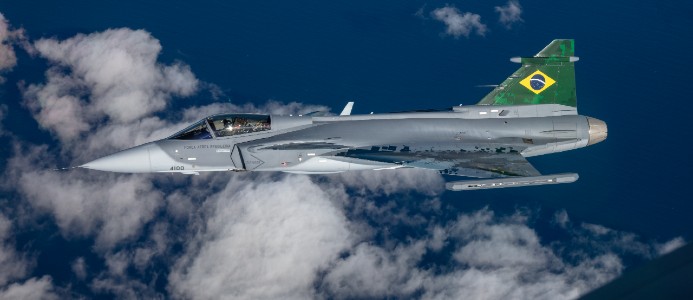 Anläggningen tillverkar delar till Gripen. Bild: Saab