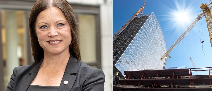 (Till vänster) Helena Hed. Fotograf: PE Teknik & Arkitektur (Till höger) Genrebild.