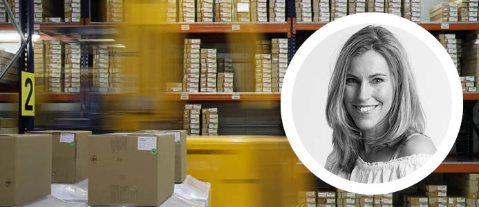 Bild på Jennie Högstedt Björk, vd på Odd Molly, företaget som investerat i de nya logistikfastigheterna.