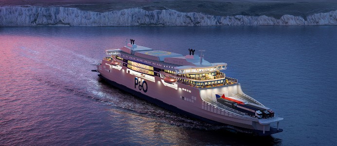 ABB driver P&O:s superfärjor mot en ny hållbar transportepok. Bild: ABB