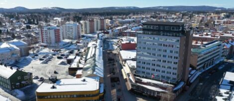Vy över gågatan i Boden. Bild: Boden kommun/KOMM